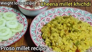 Proso Millet Khichdi Recipe | Healthy Cheena Millet Khichdi for Weight Loss | Healthy Millet recipe
