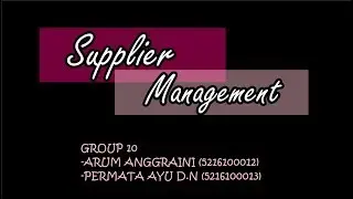 ITIL-SERVICE DESIGN-SUPPLIER MANAGEMENT