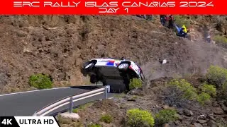 ERC Rally Islas Canarias 2024 | Day 1 | 4kᴴᴰᴿ Rallye Time