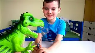 Dinosaur from the Jurassic World. He growls and his eyes light up! Jurassic World / T-Rex
