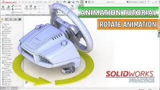 5 minute Solidworks tutorial   Rotate Animation