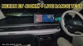 Nexon EV, Long range, live range test in ECO Mode. 