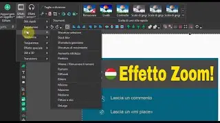 VSDC - effetto zoom su un fotogramma video (tutorial)
