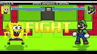 mugen Spongebob vs Super Mario