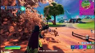 Fortnite - após tentar até com Sniper mira 1000x... XD