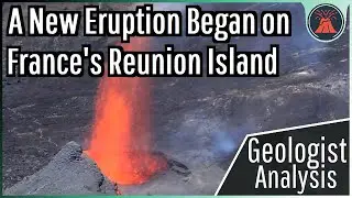 Piton de la Fournaise Volcano Update, New Eruption Occurs, 4 Fissures Form