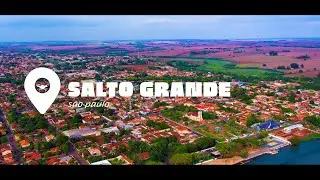 Cidade de Salto Grande/SP vista de cima
