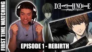 Death Note (2006) Episode 1: Rebirth (New Anime Fan First Time Watching)