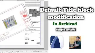 Default Title block in Archicad (Tutorial )