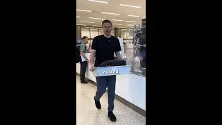 Take water through TSA?? 😲🧊 