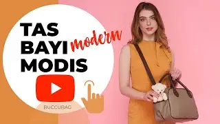 isi Tas Bayi Medium diaper bag Modis Buccubag Capucino