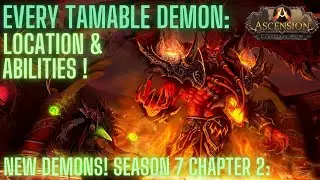 EVERY Tamable Demon’s Location & Abilities.. | Project Ascension | Season 7