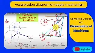 Lecture : 2.6 Acceleration diagram of toggle mechanism