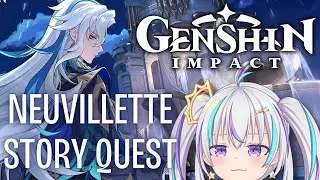 【Genshin Impact】what's the hydro daddy's story? 🐉💦 | Mino Mieko Ch.【🌊KAWA】