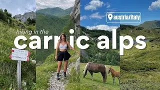 hiking across borders | alpine views, peaceful trails and family time in the carnic alps