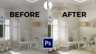 How to Enhance a Render Output in Photoshop | VRay Rendering