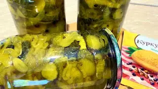 НОВИНКА! Закрыла Огурцы по Новому Рецепту, и Обалдела от вкуса! Огурцы с куркумой на зиму