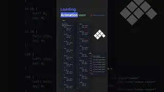 Square Loader Animation Using CSS #shorts #asmr #css