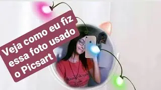 Criando fotos com picsart (fotos tumblr do espelho rendodo)