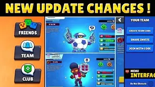 New Update Changes ! New Friends List UI Icon , New Team Button & More ! Brawl Stars