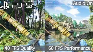 Avatar Frontiers of Pandora on PS5 | Quality vs Performance vs 40 FPS | Side by Side | #ps5