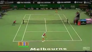 Maria Sharapova vs Vera Zvonareva 2007 AO Highlights