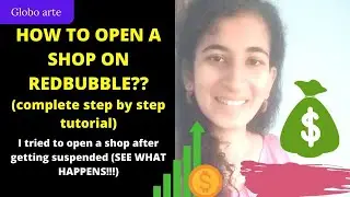 HOW TO OPEN UP A SHOP ON REDBUBBLE?? (step by step tutorial) /I try to open a new shop