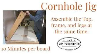 CORNHOLE BOARD JIG FOR EVERYTHING, 10 minutes per Board