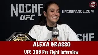 Alexa Grasso reacts to witnessing Sean O’Malley & Merab Dvalishvili argument | UFC 306