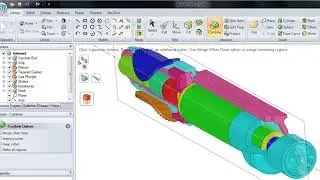 Intersect Group, Split solid and Combine ||Ansys SpaceClaim Tutorial 