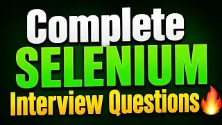 Selenium Automation Testing Real Interview Questions and Answers🔥 