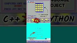 Calculator in C Language Vs Calculator in python turtle graphics | calculator project using coding