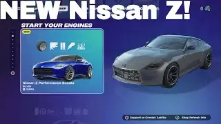 New Nissan Z Performance Bundle In The Fortnite Item Shop!