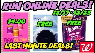 WALGREENS LAST MINUTE DEALS THRU 12/23!