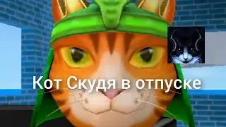 Кот Скудя в отпуске