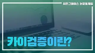ep 17. 카이검증이란?