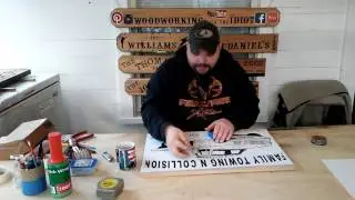 Video #9 Making a wood sign made easy: Issue with printable layouts
