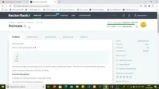 Solve Stair Case problem on hacker rank using C#