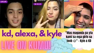 🔥 Ex PBB Housemates Alexa Ilacad, KD Estrada, & Kyle, Live on Kumu! May hot topics 🔥Jan. 2, 2022