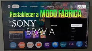 Restablecer TV SONY BRAVIA a modo fabrica en 1 minuto
