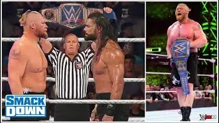 Roman Reigns Vs Brock Lesnar SmackDown FULL MATCH | SmackDown 5 Nov 2021 | wwe2k19