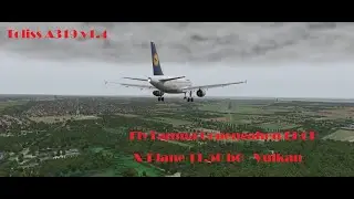 Toliss A319 v 1.4 - X Plane 11.50 b6 Vulkan - FlyTampa Copenhagen (EKCH) Approach