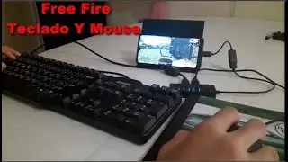 Jugando Free Fire En CELULAR con Teclado y Mouse, Como jugar con teclado y MOUSE Free Fire celular
