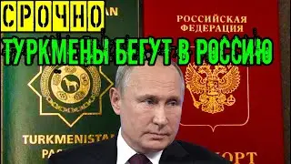 Срочно Туркменистан.Туркмены бегут в Россию