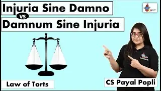 What is the Difference between Damnum Sine injuria & Injuria Sine Damnum? | Damnum Sine Injuria