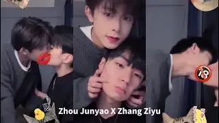 Tổng hợp khoảng khắc của zhou junyao × zhang ziyu trên live 😳#zhoujunyaozhangziyu #bl #blcp #dammy