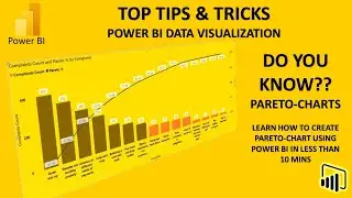 Learn how to make Pareto Charts in Power BI | Step-By-Step Tutorial form Basics | POWER BI DASHBOARD