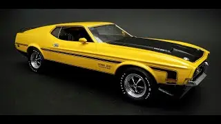 ALL NEW! 1971 Ford Mustang Boss 351 1/25 Scale Model Build How To Assemble Paint Decal Revell  2023