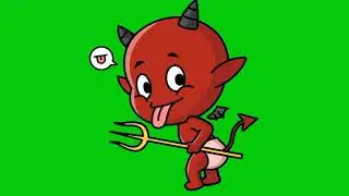 Halloween || Green screen - Devil || Pantalla verde - Diablo