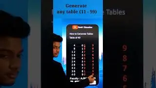 Table generation techniques